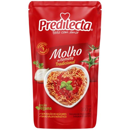 Molho De Tomate Predilecta Refog.Sh 300G